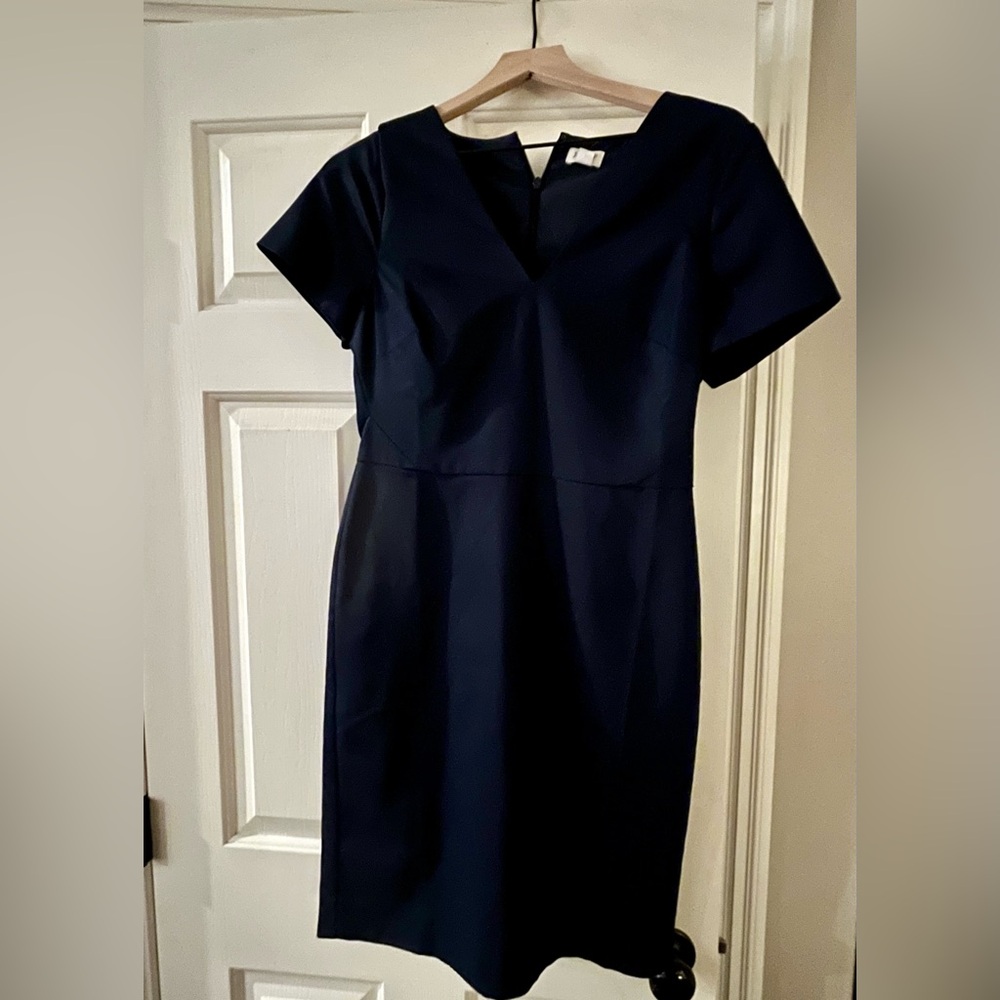 Elegant Navy Blue Dress